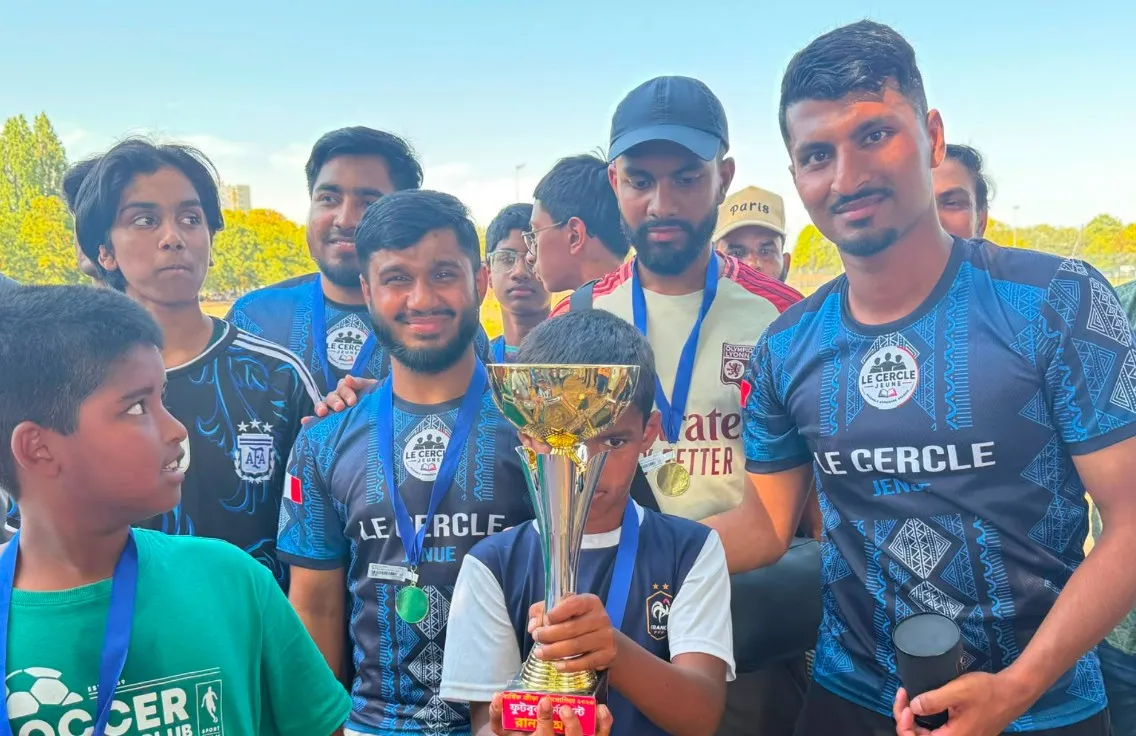 ফুটবলে চ্যাম্পিয়ন সেন্ট-ডেনিস কালচারাল সোসাইটি, রানার্সআপ জেনারেশন গ্রুপ