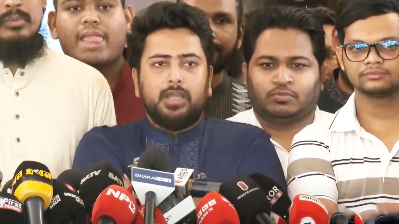 ভারত গত ১৬ বছরে দেশের ফ্যাসিবাদের সঙ্গে জড়িত ছিল: নাহিদ ইসলাম