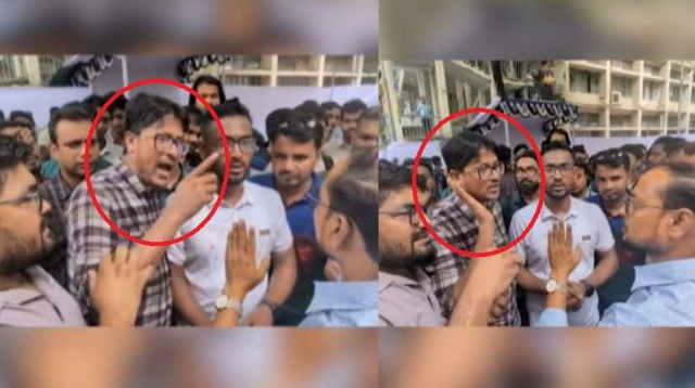 জবি ভিসিকে শাসালেন ছাত্রদল নেতা